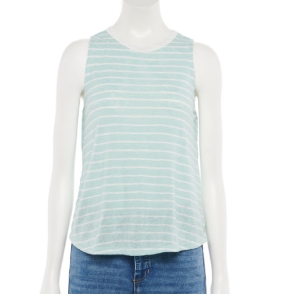 Juniors' SO® Ringer Muscle Tank Top